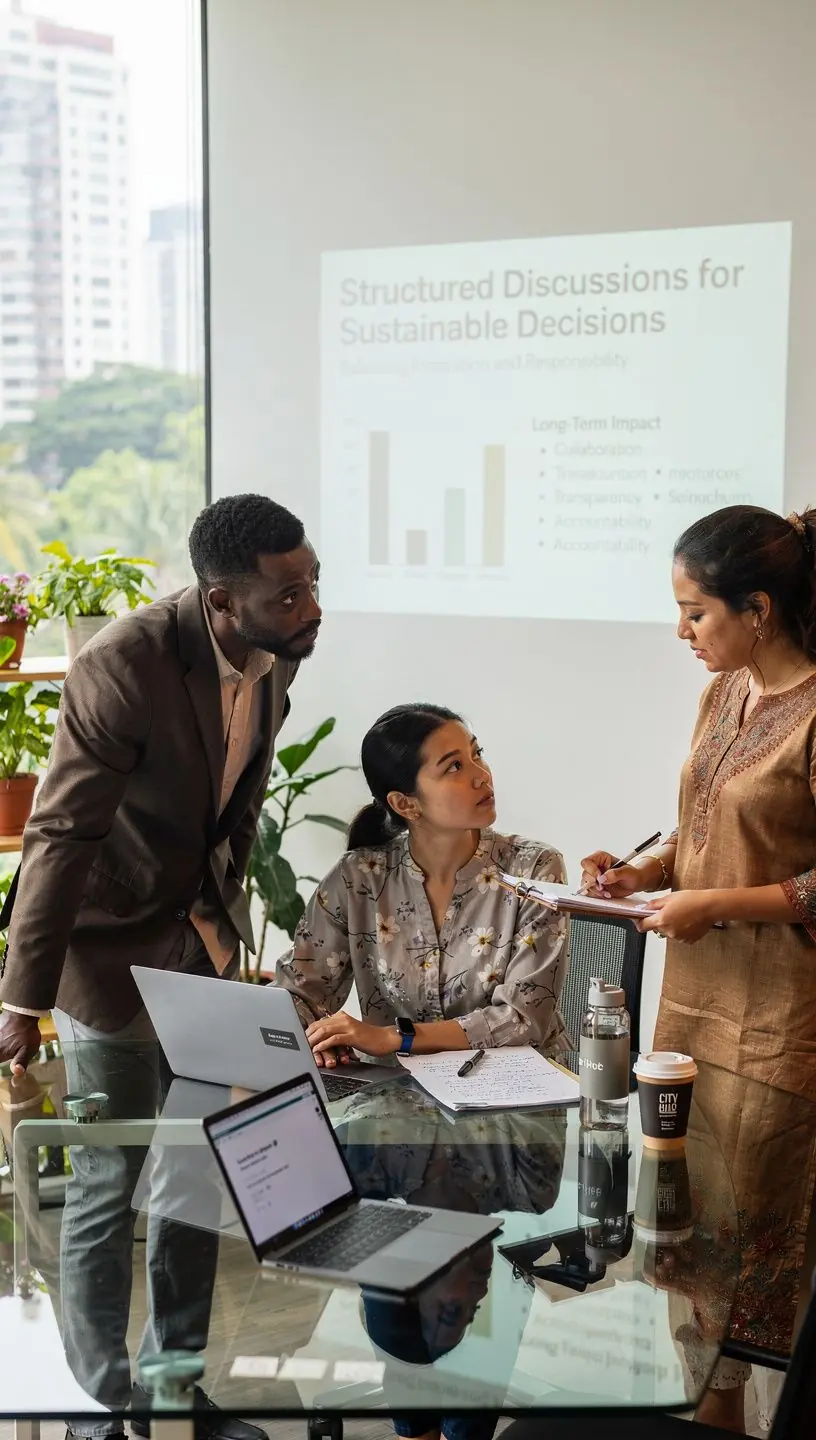 Modern office environment